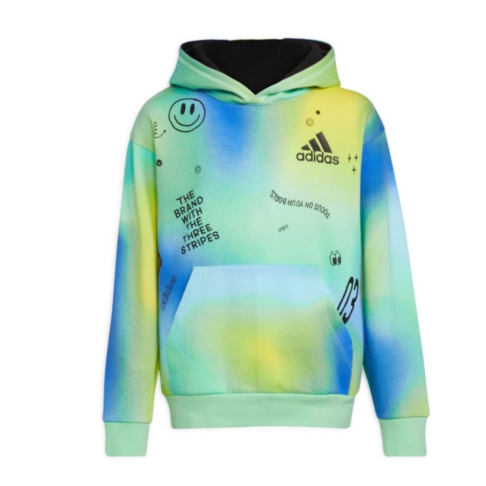 Adidas Boy's Optimist Tie Dye Hoodie